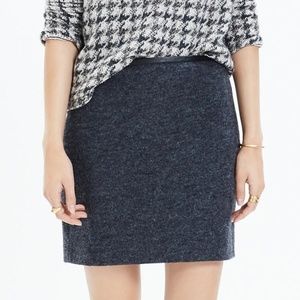 Madewell Gamine Skirt in Grey